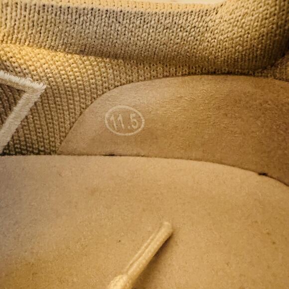 Rothy's Shoes Men 11.5 Ivory Knit Sneaker RS01 Lace Up Low Top Gum Sole Recycled - Picture 11 of 12